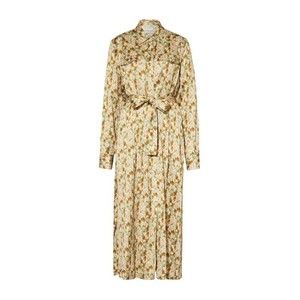 Golden Goose Floral Print Midi Dress With Belted Waist - NWT